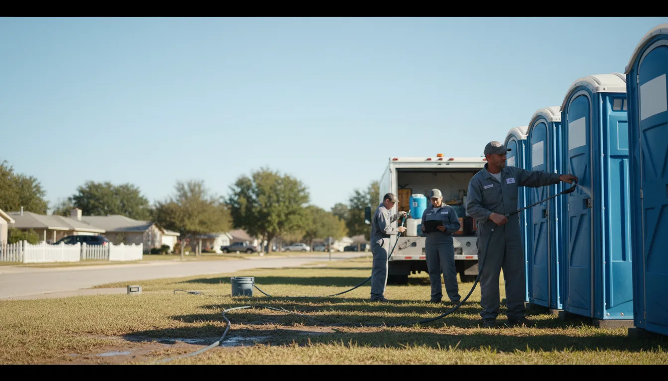 Long-Term Portable Toilet Rental in Sutherland Springs, TX near me